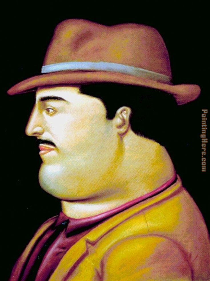 Colombiano painting - Fernando Botero Colombiano art painting